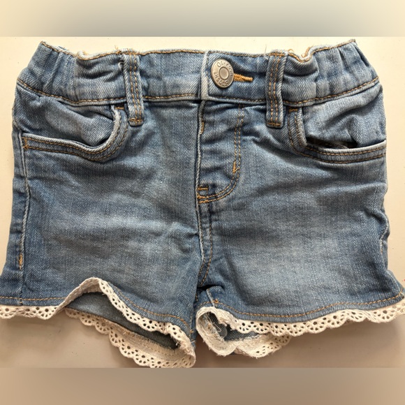 OshKosh B'gosh Other - OshKosh B'gosh Light Blue Denim Shorts with Contrast Stitching